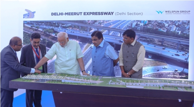 PM Narendra Modi inaugurates India’s first 14 lane Expressway developed by NHAI & Welspun Group